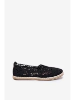 Krajkové Espadrilky Dámské Černé model 21701546 - Boto Krajkové Espadrilky Dámské Černé model 21701546 - Boto
