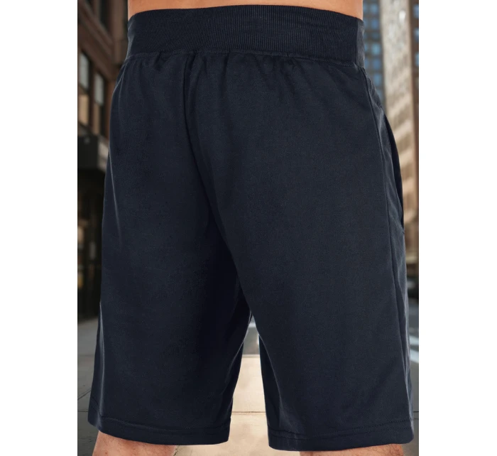 Pánské tmavě modré teplákové šortky model 21987804 - Dstreet