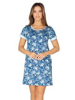 Dámská košilka model 17261117 modrá s květy - Regina