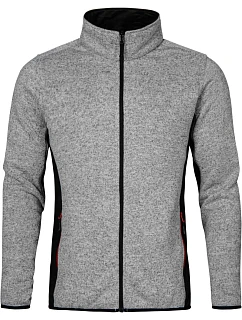 Promodoro 7700 Pánská pracovní pletená fleecová bunda 40.7700 heather grey