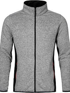 7700 Pánská pracovní pletená fleecová bunda model 22517038 heather grey - Promodoro