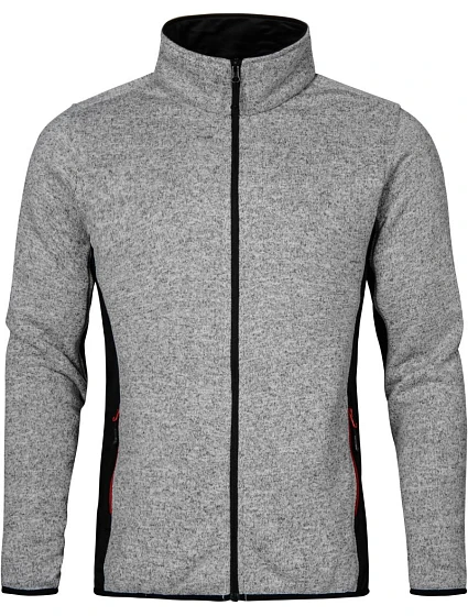 Promodoro 7700 Pánská pracovní pletená fleecová bunda 40.7700 heather grey Promodoro 7700 Pánská pracovní pletená fleecová bunda 40.7700 heather grey