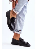 Dámské klasické mokasíny šedé model 21626995 - Boto