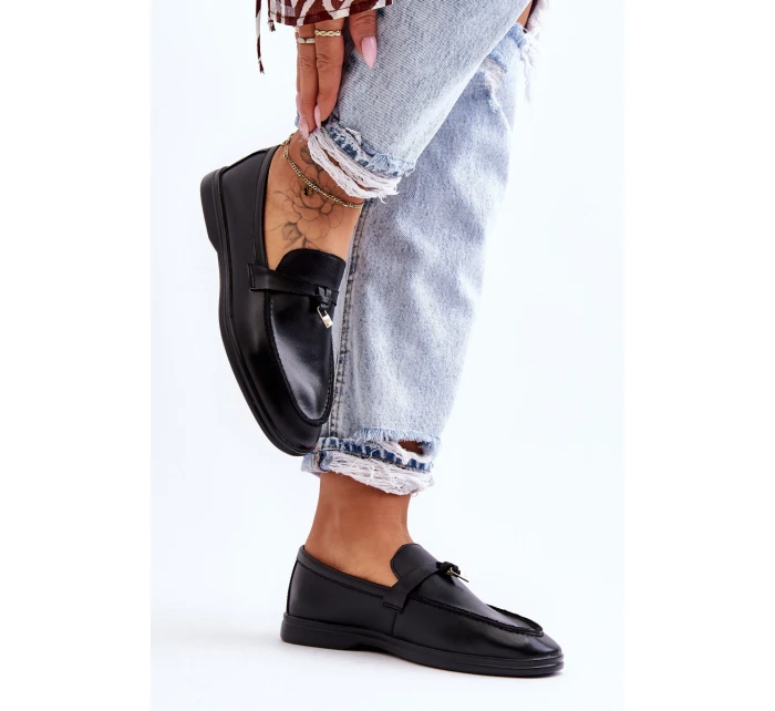 Dámské klasické mokasíny šedé model 21626995 - Boto