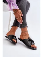 Dámské sandály z ekokože Big Star model 21653772 Černé - Big Star Shoes Dámské sandály z ekokože Big Star model 21653772 Černé - Big Star Shoes