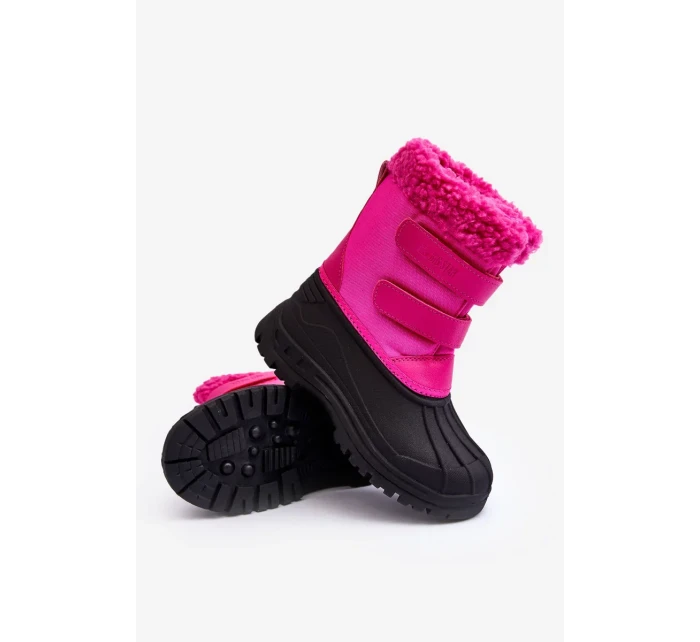 Dětské sněhule na suchý zip Big Star Fuchsia Dětské sněhule na suchý zip Big Star Fuchsia