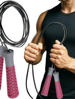 FITNESS ŠVIHADLO PVC 300CM RŮŽOVÉ ENERO FIT