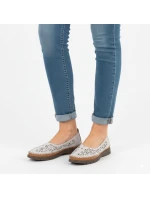 Dámská kožená prolamovaná šedá polobotka Sergio model 22021861 - LEONE