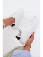 Dámské tenisky z eko kůže Big Star TT274928 HI-POLY SYSTEM Bílé Dámské tenisky z eko kůže Big Star TT274928 HI-POLY SYSTEM Bílé