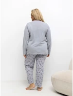Pyžamo DU PI FP 501.22 šedé Pyžamo DU PI FP 501.22 šedé