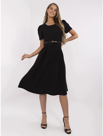 Šaty MI SK model 21075610 černé - FPrice Šaty MI SK model 21075610 černé - FPrice