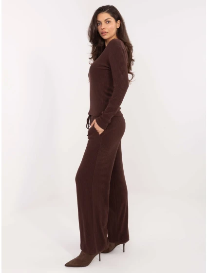 Kalhoty SM SP A1572.16 tmavě hnědé Kalhoty SM SP A1572.16 tmavě hnědé