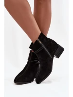 Boty na podpatku model 220200 Step in style Boty na podpatku model 220200 Step in style