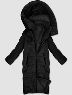 Černá dlouhá lehce zateplená dámská bunda S'West (B8510-1)