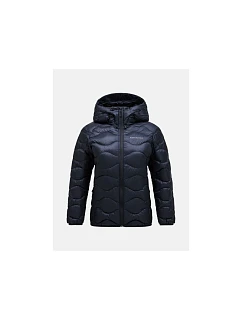 Dámská péřová bunda Peak Performance Helium Down Hood Jacket – černá, velikost: XS