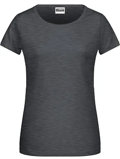 Daiber 8007 Dámské tričko z bio bavlny 02.8007 black heather