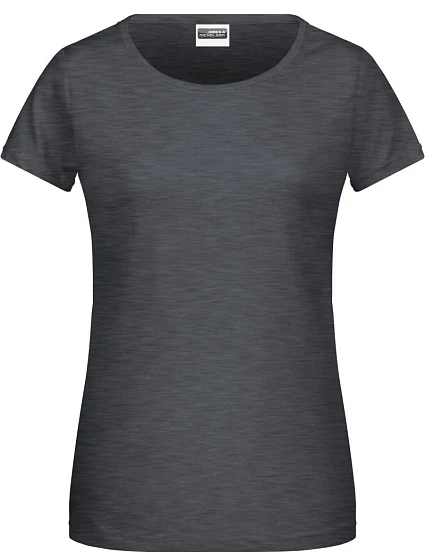 Daiber 8007 Dámské tričko z bio bavlny 02.8007 black heather
