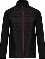 WK WK 6147 Pracovní hybridní bunda "Day-to-Day" 20.6147 black/red