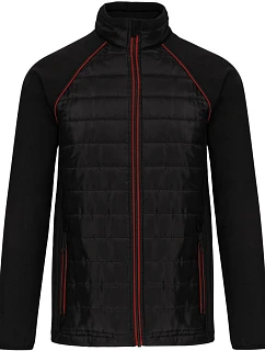 WK WK 6147 Pracovní hybridní bunda "Day-to-Day" 20.6147 black/red