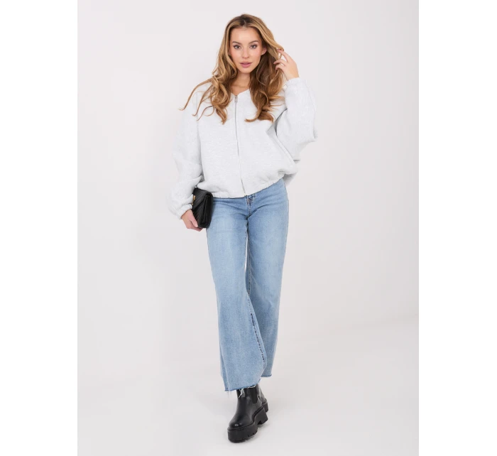 WT BL mikina A1455.87 světle šedá