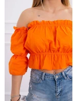 Dámská halenka model 21770361 oranžová - Kesi