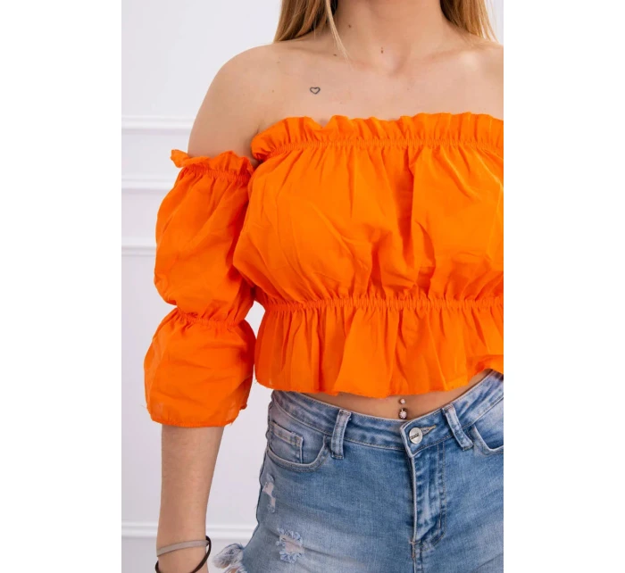 Dámská halenka model 21770361 oranžová - Kesi