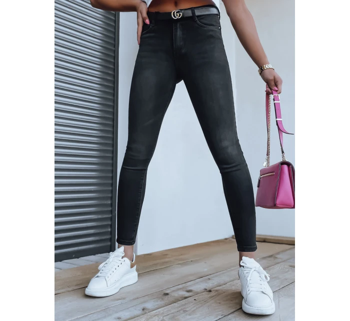 Dámské džínové kalhoty ADEL black FashionStreet UY1265