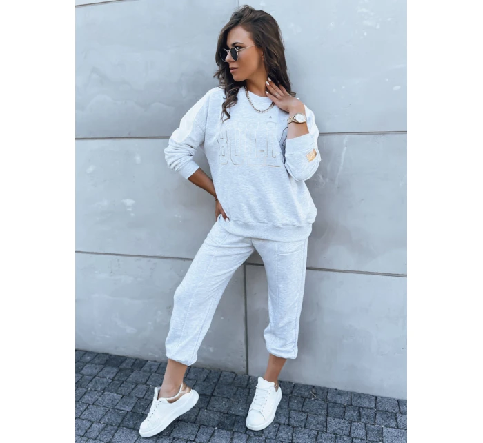 Dámská tepláková souprava BULLS light grey FashionStreet AY0900