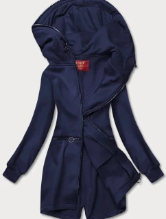 Tmavě modrá vypasovaná dámská mikina model 21292029 - LHD