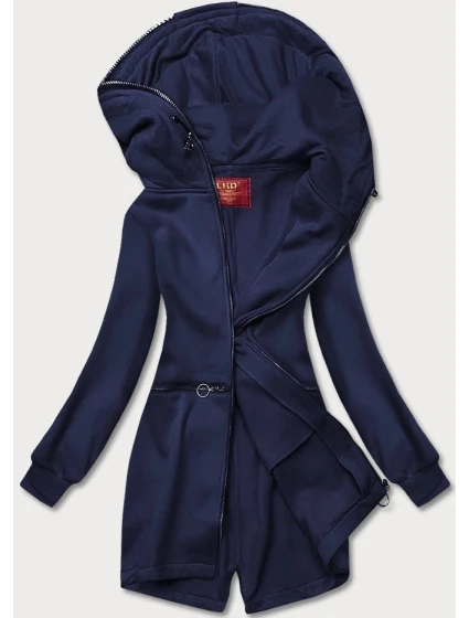 Tmavě modrá vypasovaná dámská mikina model 21292029 - LHD