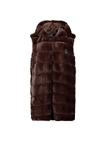 Geografické Norsko Dark Brown Lady Fleece Dark brown model 22135306 - Geographical Norway