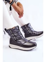 Dámské sněhule Big Star model 21601734 Tmavě šedé - Big Star Shoes Dámské sněhule Big Star model 21601734 Tmavě šedé - Big Star Shoes