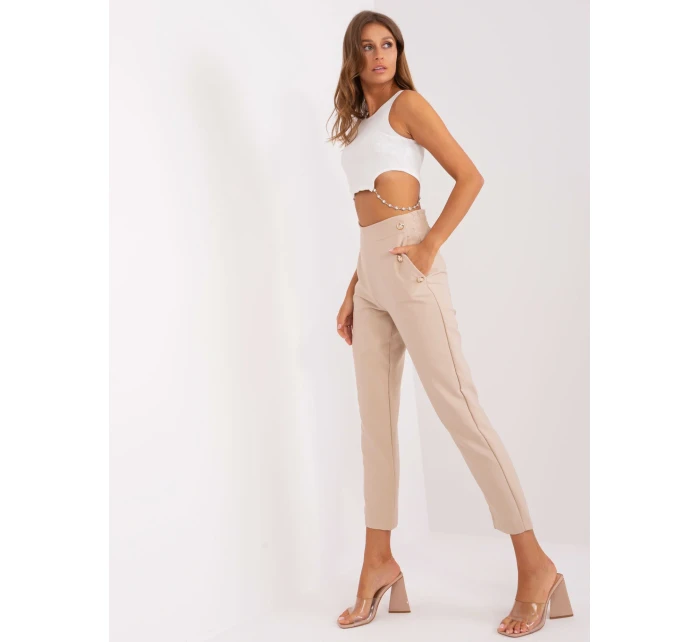 TW SP OB055 kalhoty.45 světle béžová