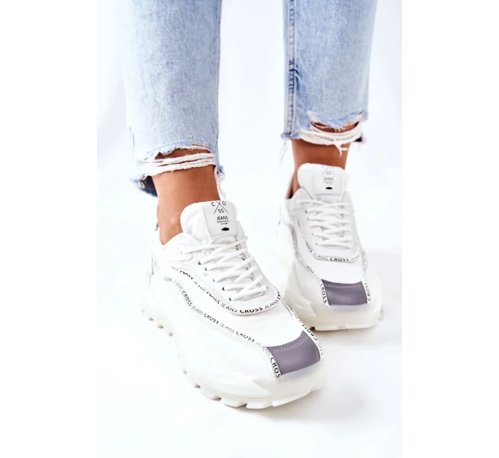 Dámské Sportovní Obuv Cross Jeans II2R4017C Bílé