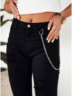 ALEX dámské džínové kalhoty černé Dstreet UY1881