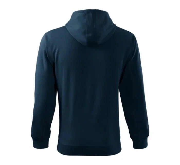 Trendy Zipper mikina pánská námořní modrá