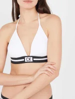 Vrchní díl plavek KW0KW00907-YCD bílá - Calvin Klein
