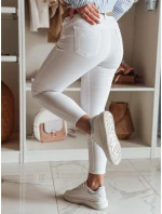 Dámské džínové úzké kalhoty white model 21985210 - Dstreet