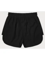 Černé dámské sportovní šortky (8K951-3) Černé dámské sportovní šortky (8K951-3)