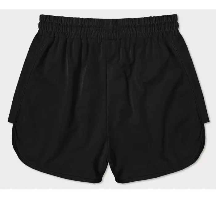 Černé dámské sportovní šortky (8K951-3) Černé dámské sportovní šortky (8K951-3)