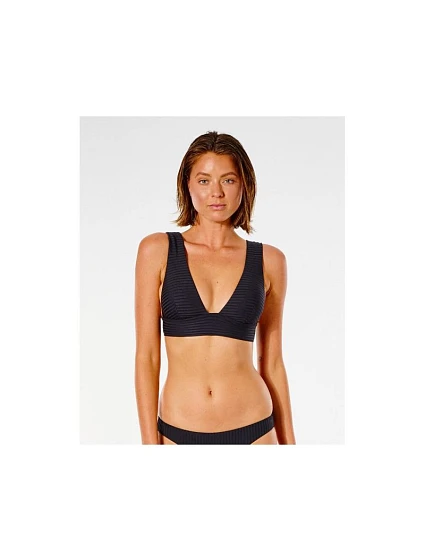 Plavková podprsenka RIP CURL Premium Surf Deep V černá Plavková podprsenka RIP CURL Premium Surf Deep V černá