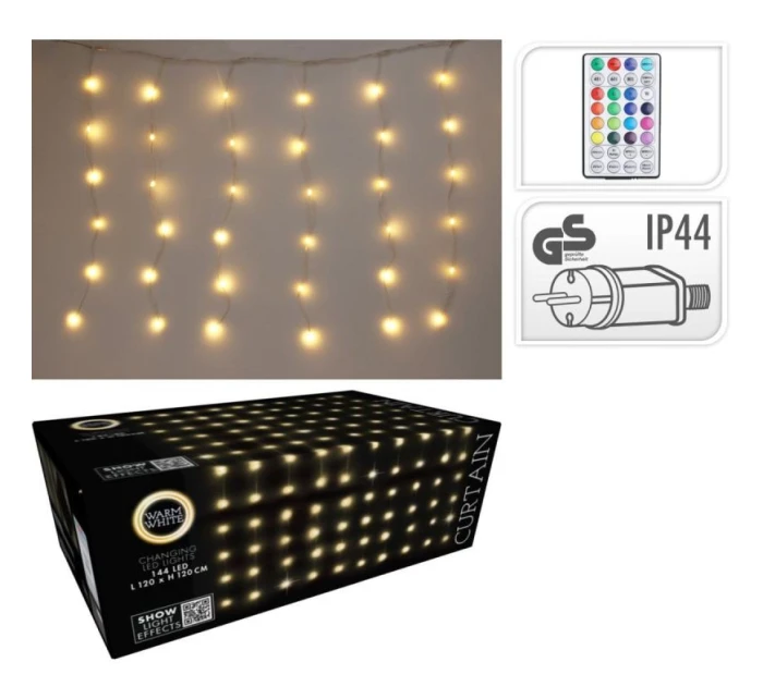 LAMPKI CHOINKOWE 144 LED Z CIEPŁY BIAŁY model 21832497 LAMPKI CHOINKOWE 144 LED Z CIEPŁY BIAŁY model 21832497