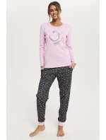 Italská móda Antilia long length sp. barva:růžová/print Italská móda Antilia long length sp. barva:růžová/print