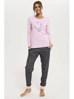 Italská móda Antilia long length sp. barva:růžová/print