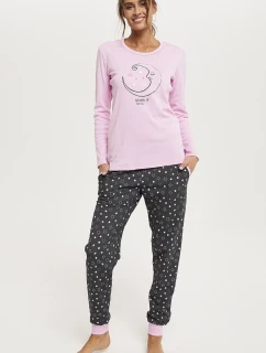 Italská móda Antilia long length sp. barva:růžová/print