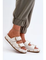 Dámské žabky na platformě Big Star model 21653891 Bílé - Big Star Shoes Dámské žabky na platformě Big Star model 21653891 Bílé - Big Star Shoes