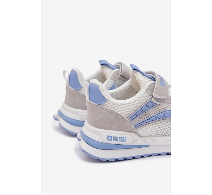Dětské sportovní boty Big Star TT374153 HI-POLY SYSTEM Bílomodré Dětské sportovní boty Big Star TT374153 HI-POLY SYSTEM Bílomodré