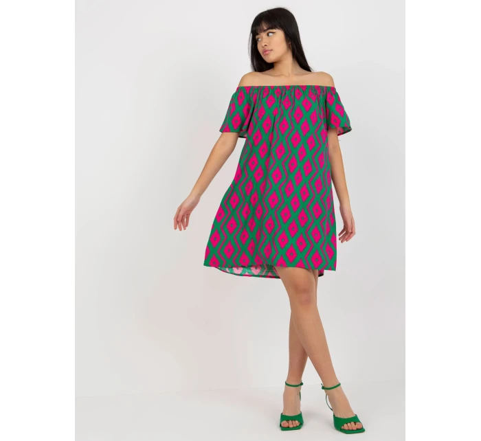 Dámské šaty D73771R30145J zelená - FPrice Dámské šaty D73771R30145J zelená - FPrice