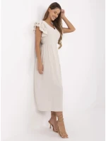 Šaty MI SK A2489.21 světle béžové Šaty MI SK A2489.21 světle béžové