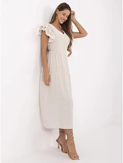 Sukienka MI SK model 21213750 jasny beżowy - FPrice